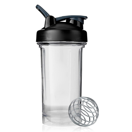 Shaker Bottle 24oz Protein Smoothie Mixer Ball Separator Lid BPA Free  Plastic